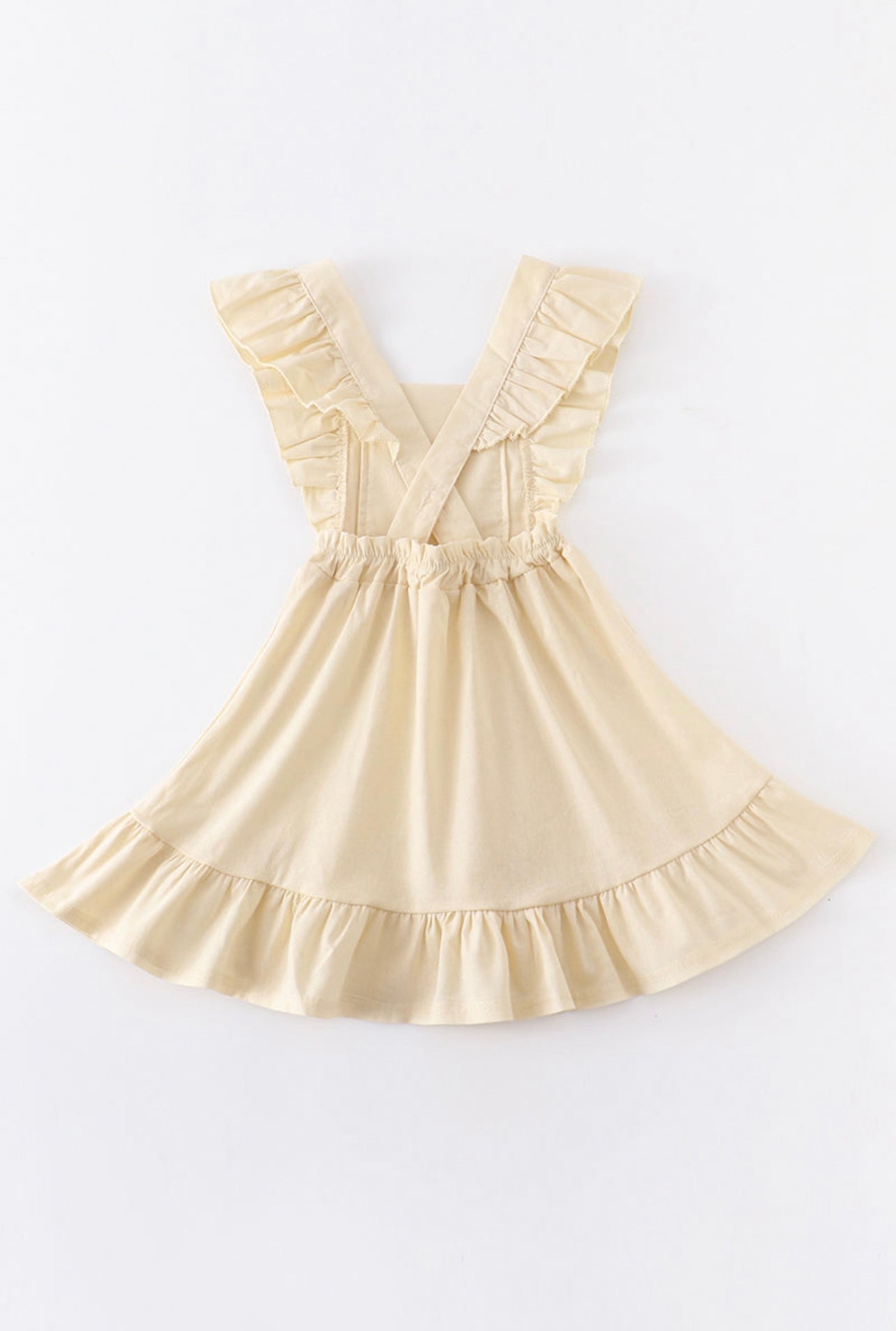 Flutter Trim Ruffle Dress