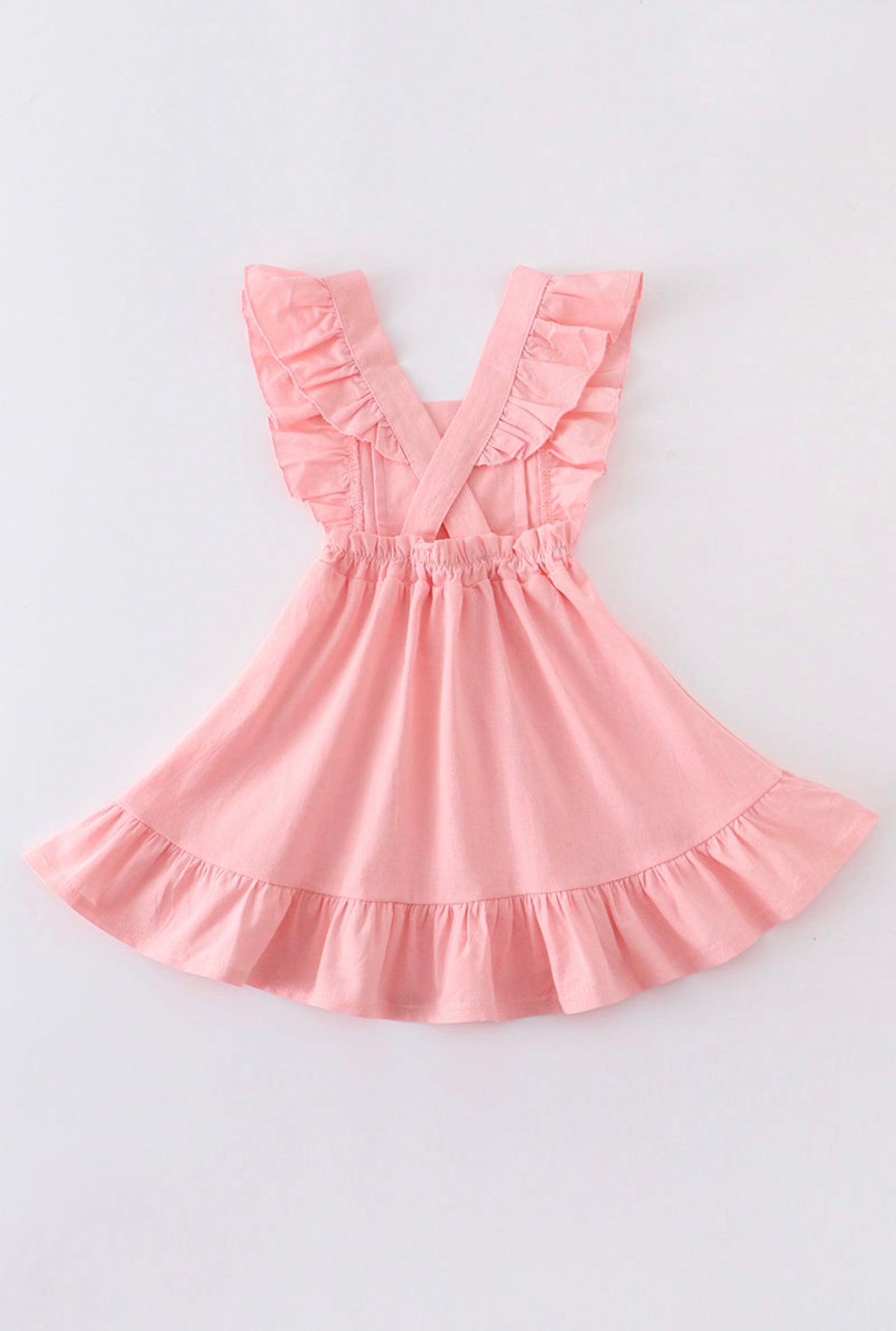 Flutter Trim Ruffle Dress