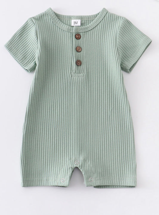 Ribbed Baby Romper